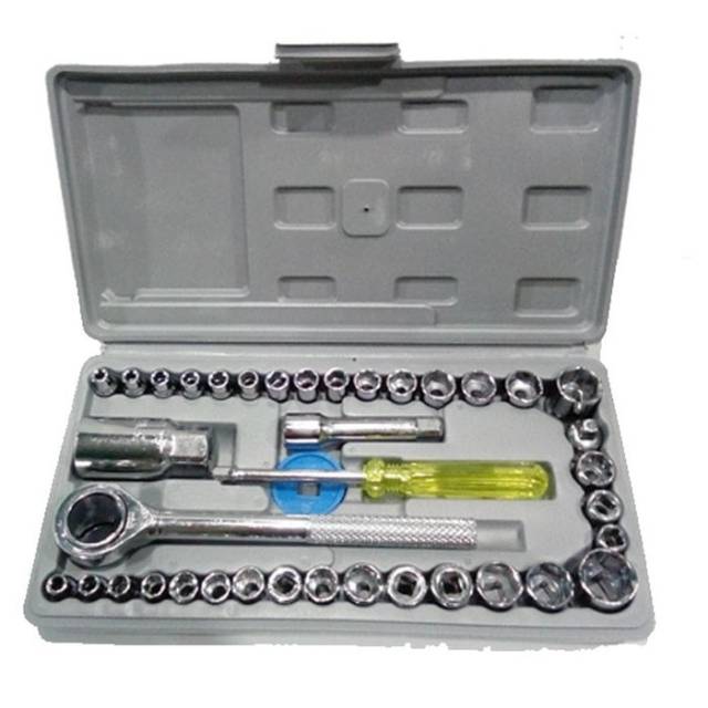Kunci sok set 40 pcs Lengkap alat sok bengkel