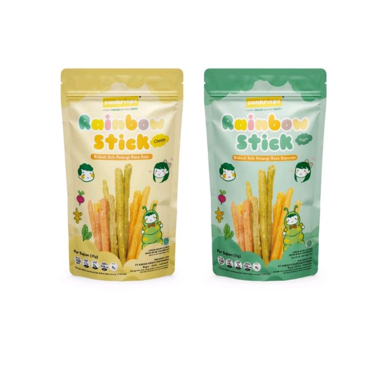 

Rainbow stick(biskuit stik)