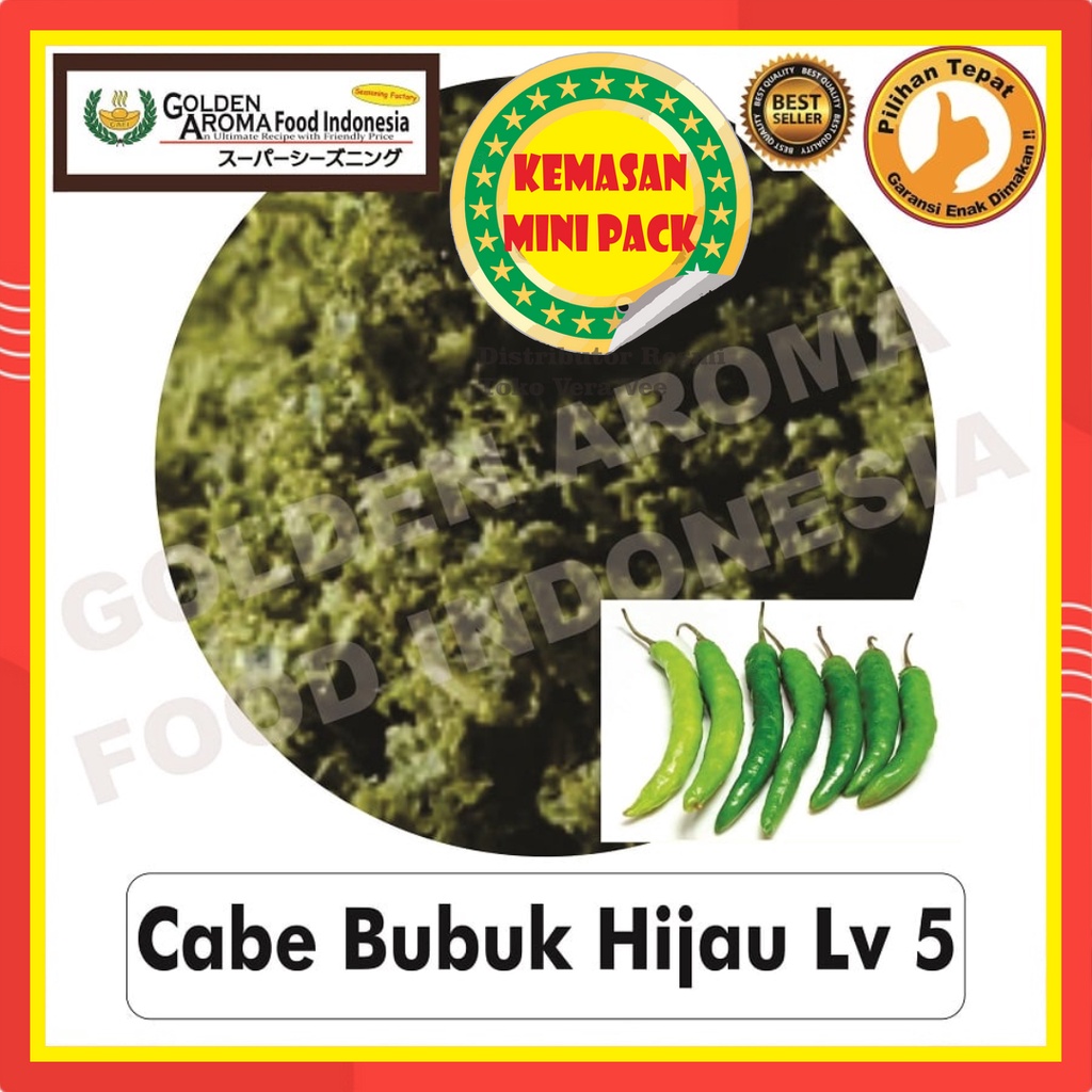 

Cabe Bubuk Hijau Level 5 50Gr Bubuk Cabe Hijau Level 5 Makanan Bisa Kiloan Chilli Powder Super Pedas Aneka Bahan Instan Murah Enak Terbaik Kering Terjamin Halal Premium Sushi Bukan 100Gr 100 Gram Aida Jepang Antaka Thailand