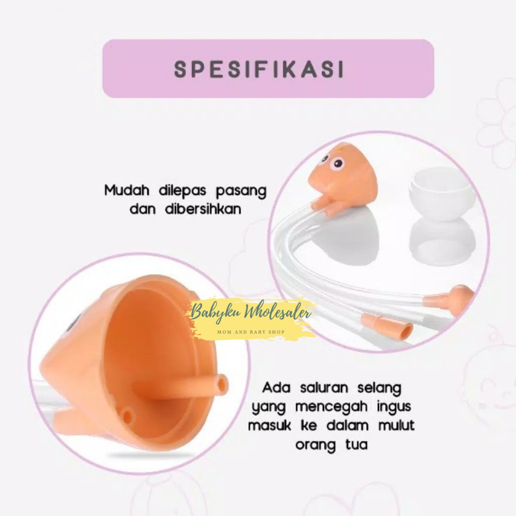 Nasal aspirator penyedot ingus hidung bayi - nose cleaner sedit ingus bayi