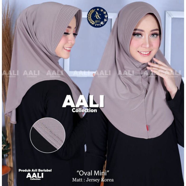 Aali Collection Bergo Jersey Polos Oval Mini