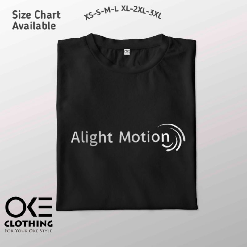 Kaos T-shirt Alight Motion Editing Video Premium Quality