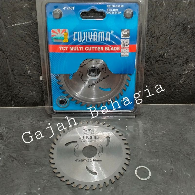 Mata gerinda kayu 4 inch 40 T Mata circular saw TCT 4" x 40T Fujiyama