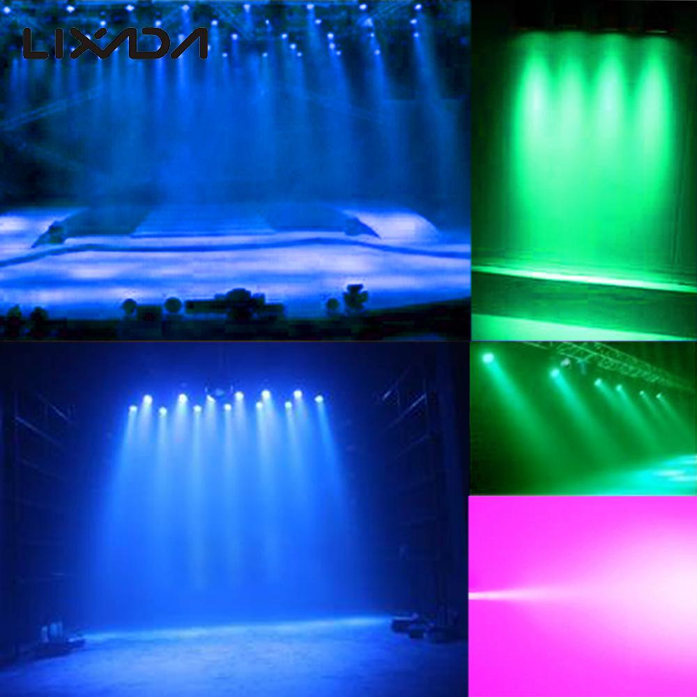 PAR LED par light Spotlight Lampu pesta Disco DJ DMX PORT Dance Club Moving Head light lampu tidur berbintang / High Brightness LED Mini Moving Head Wash Light 7x10w RGBW 4in1 leds advanced DMX 9/14 channels DJ Party Stage Lights