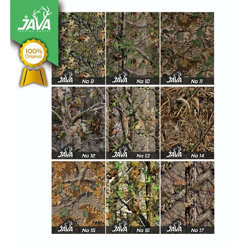 

STIKER CAMO 100 x 50 cm Java Fashion Hunter motif jernih stiker camo COD