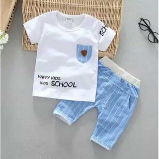  Baju  Anak Korea Umur 1 2 3 4 5 Tahun  TK Set Stelan Setelan 