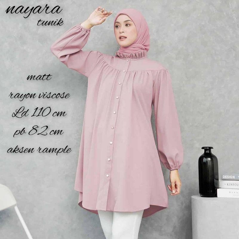 nayara tunik rample rayon viscose