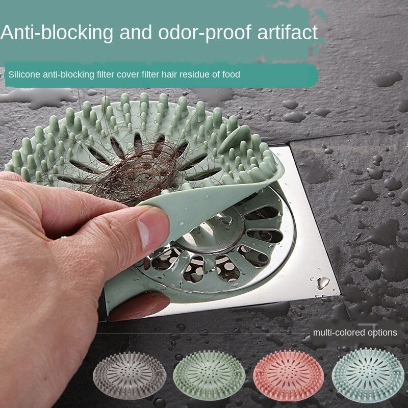 Silikon Penutup Lubang Pembuangan Air Sewer Seal Leak Anti-Blocking Filter Cover - YSJ223