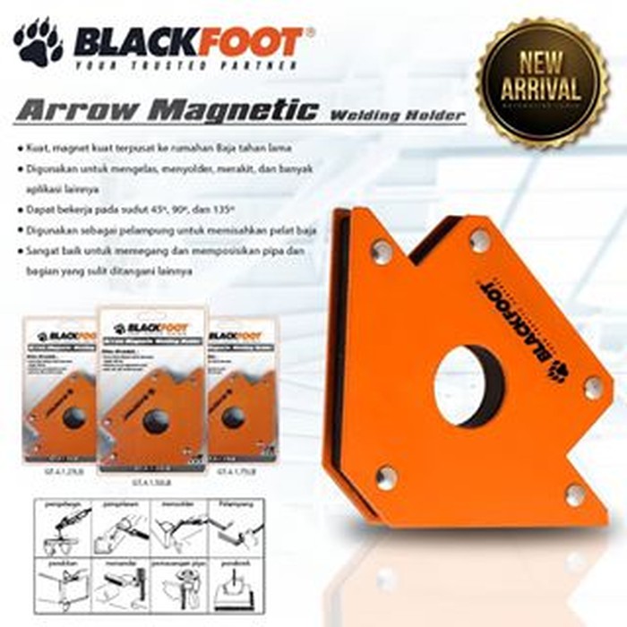 BLACKFOOT Welding Magnet Siku Las 75 lbs Magnetic Hold 5 Inch