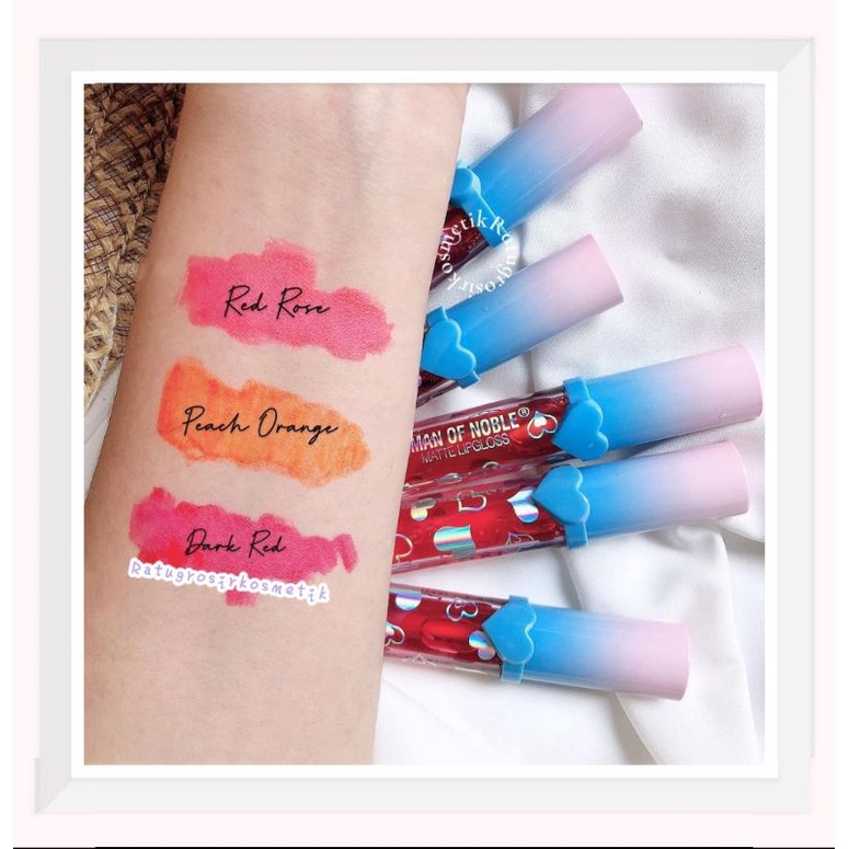 ECER!!!LIP TINT MATTE TUTUP LOVE BIRU IMAN OF NOBLE NO.5169A