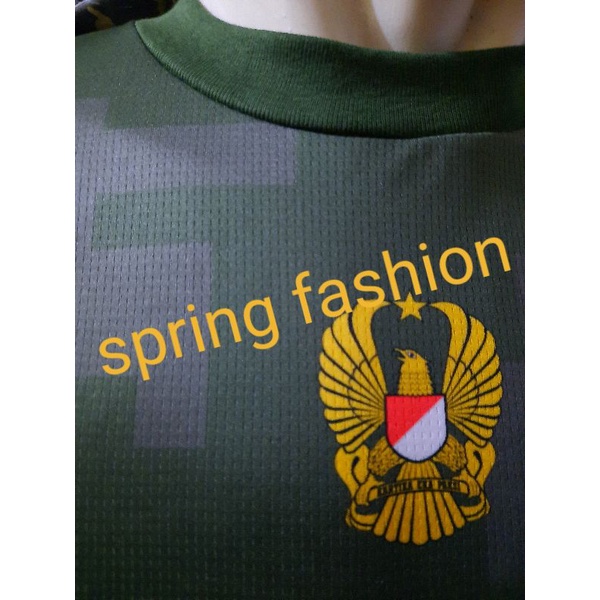 Kaos Kasad PDH Hijau - Kaos Kasad TNI - Kaos Dryfit Kasad TNI - Kaos Jersey Kasad TNI