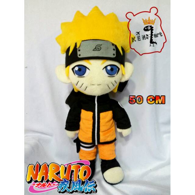 Boneka Naruto 50CM Bahan Bulu  Boneka Anime Boneka Karakter