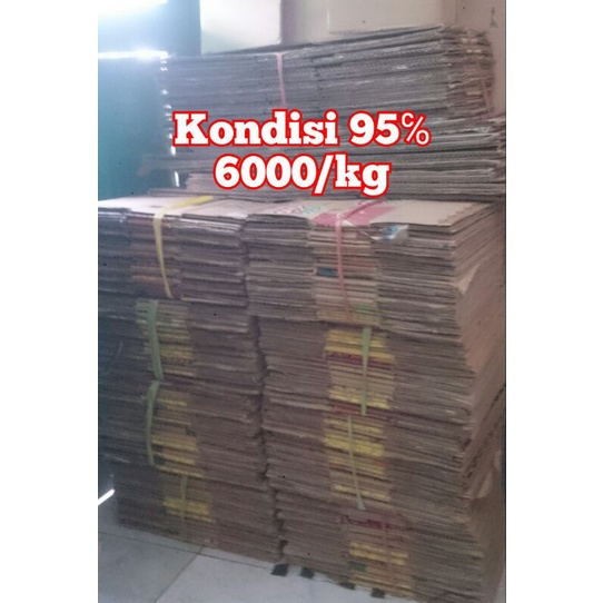 

kardus bekas kiloan kondisi baik layak pakai