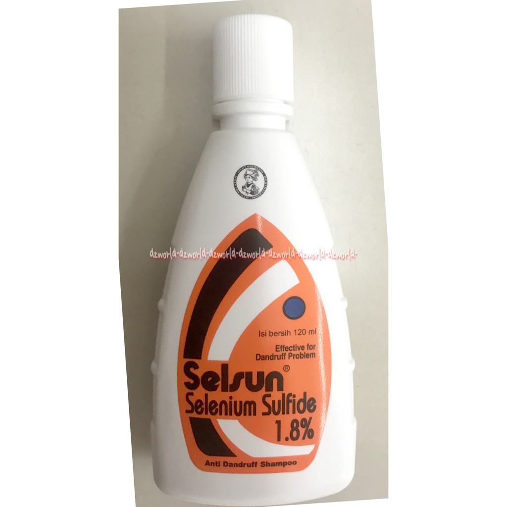 Selsun Orange 120ml Selsun Selenium Sulfide 1,8% Shampoo Ketombe Jamur Danruff  Rambut Berketombe Gatal Selsan Sel Sun