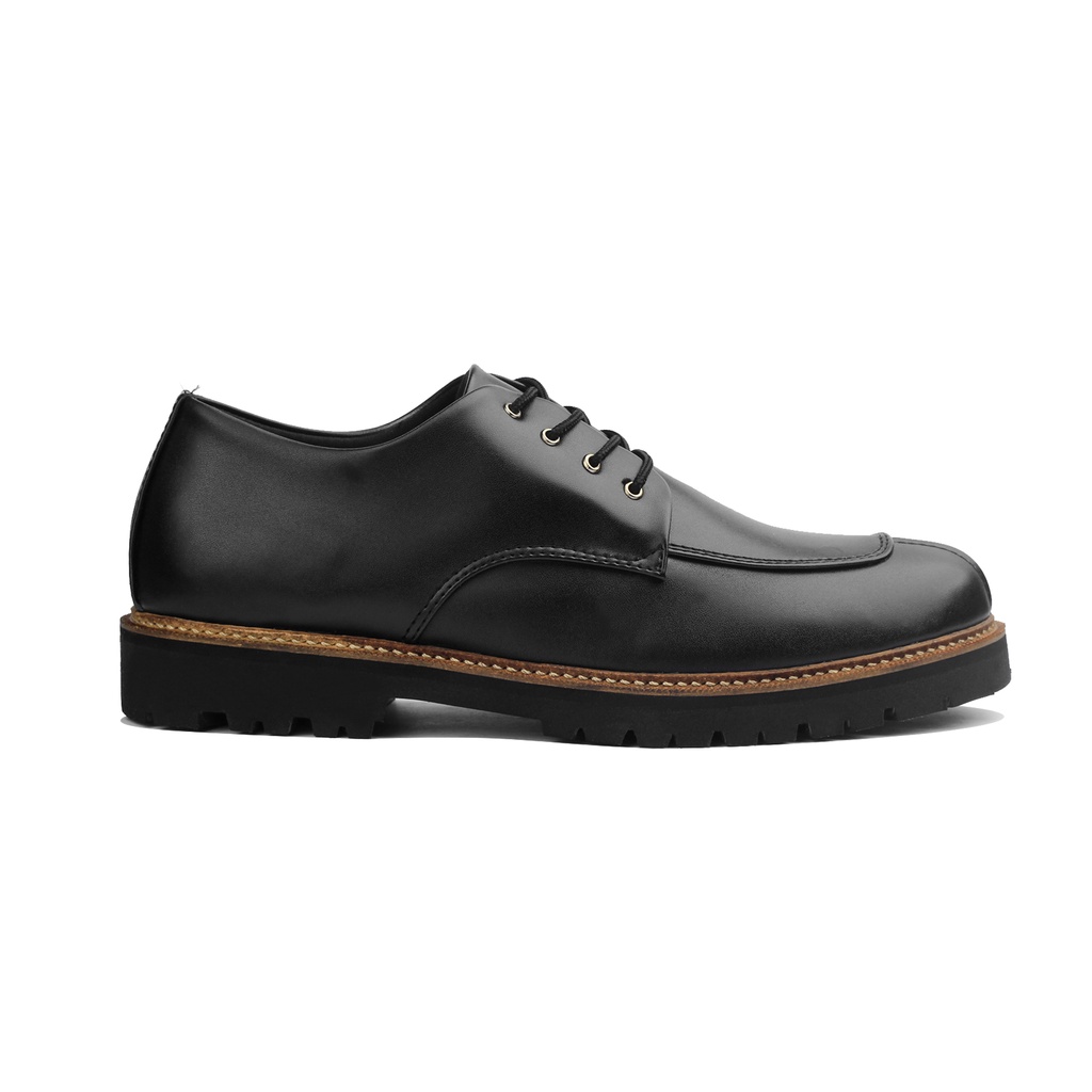 BIMASENA BLACK |ManNeedMe x GIANT FLAMES| Sepatu Pantofel Pria Oxford Formal / Kantor ORIGINAL