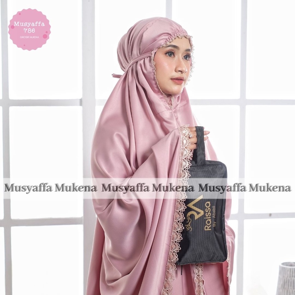 Mukena Dewasa Daily Shanum Renda Mewah Jumbo Travelling Cantik
