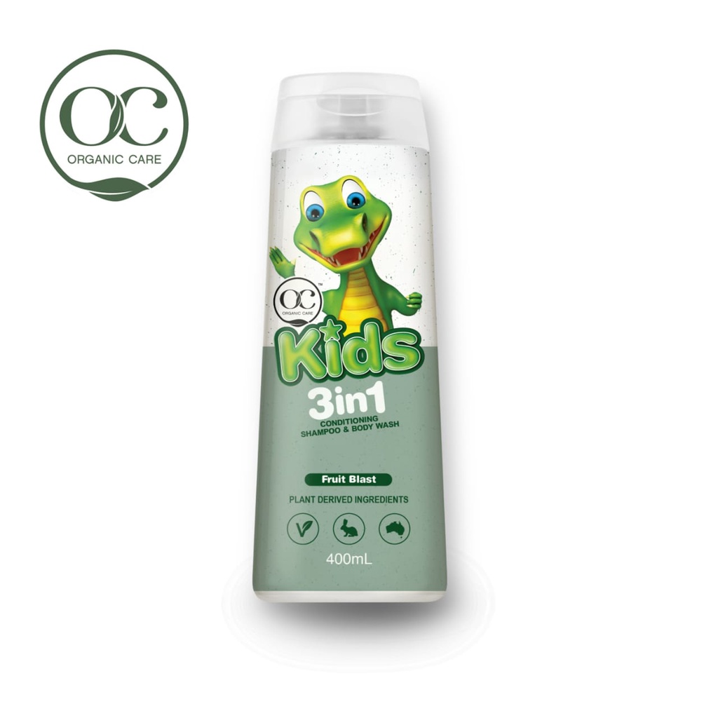 OC Organic Care Kids 3in1 Shampoo,Conditioner &amp; Bodywash Fruit Blast