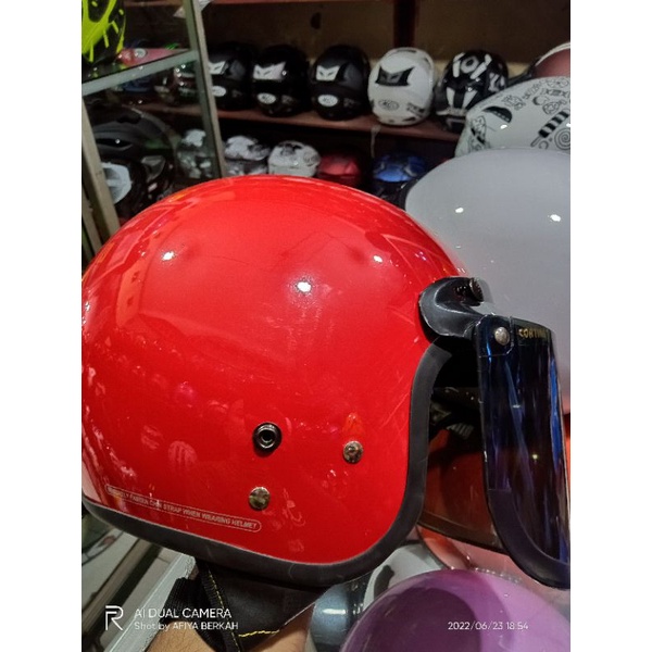 HELM SNI DEWASA PRIA WANITA HELM BOGO CLASIC UKURAN ALL SIZE SETARA L