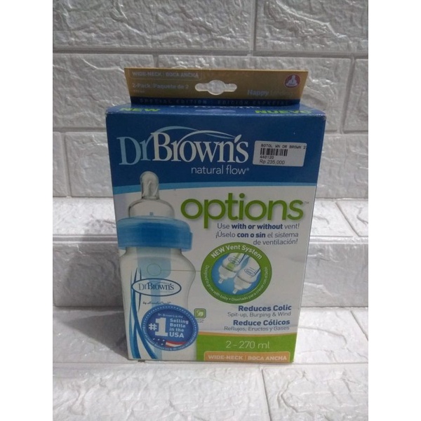 BOTOL DOT DRBROWNS WIDE NECK