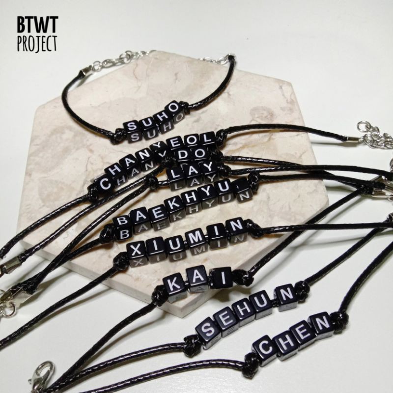 Cheer Up Bracelet - EXO (Gelang nama)