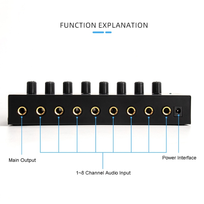 Zzz Mixer / Mixer / Amplifier Sinyal Suara Ultra Compact Mini Low Noise Untuk Profesional