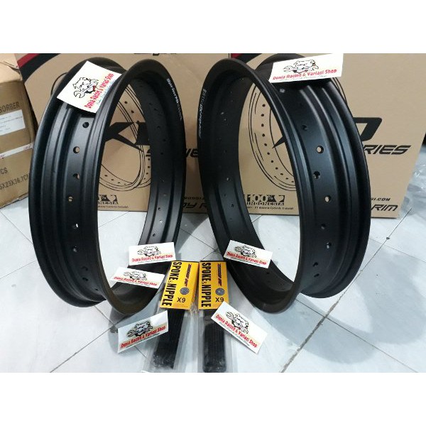 BRILIANT!!! Velg Super Moto 300x17 350x17 Rossi sprint XD plus jarijari hitam