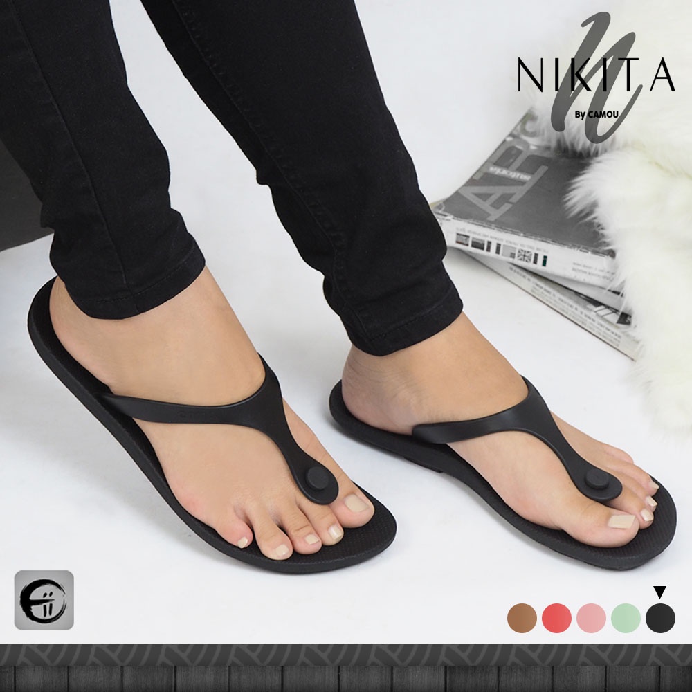 CAMOU Nikita Sandal Jepit Wanita dan Anak Perempuan Warna Pastel