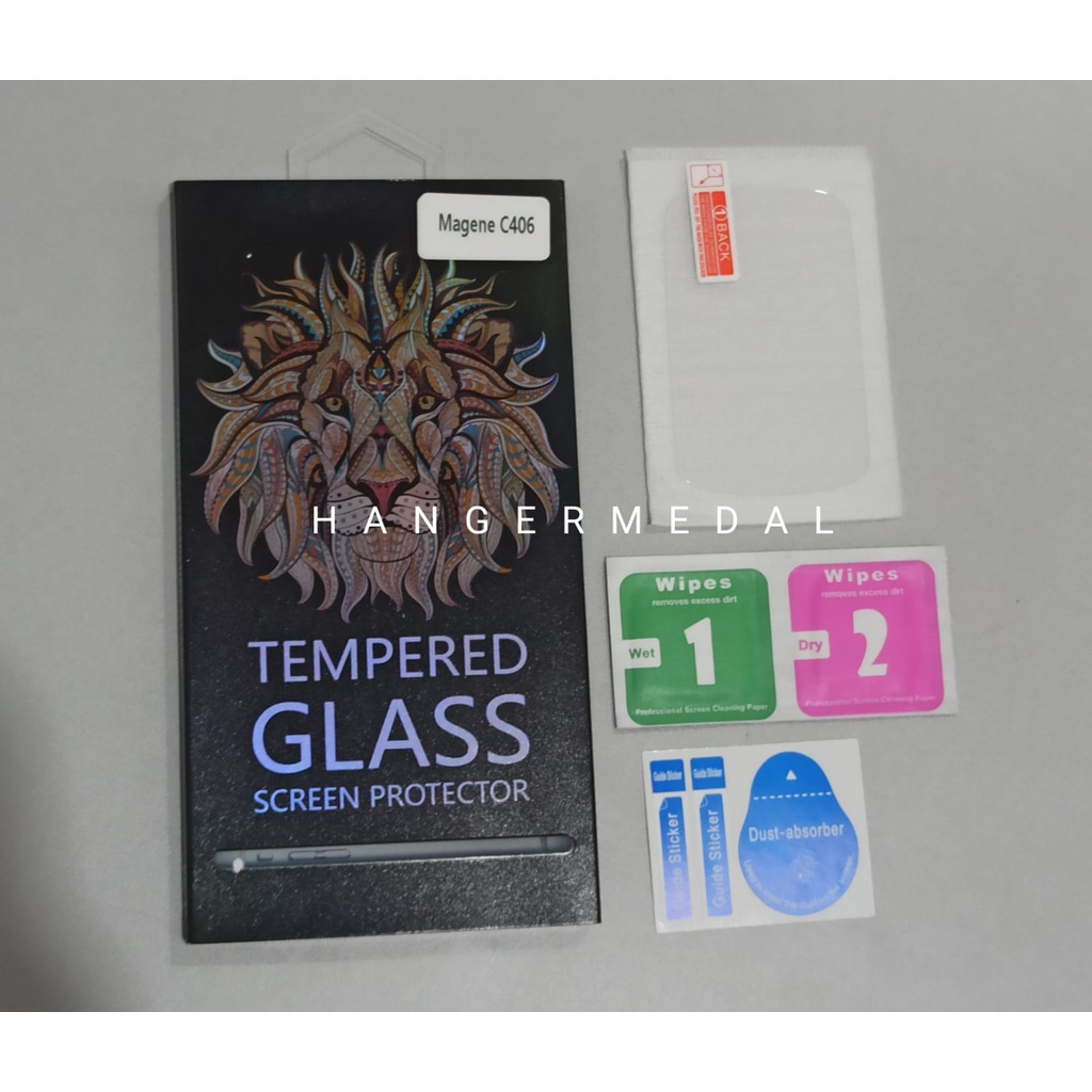 Tempered Glass MAGENE C406 Screen Protector Pelindung Layar