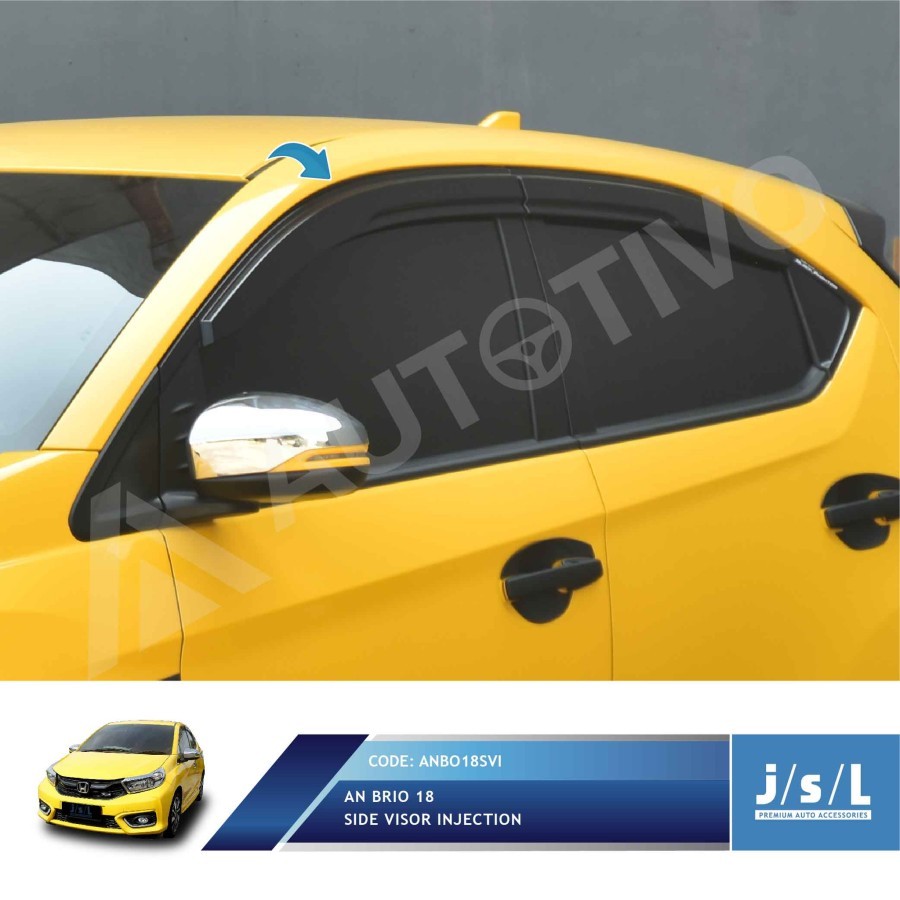 TALANG AIR ALL NEW BRIO 2018 INJECTION SIDE VISOR