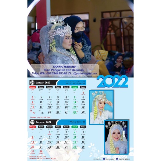 

KALENDER 2022 CUSTOM 6 LEMBAR