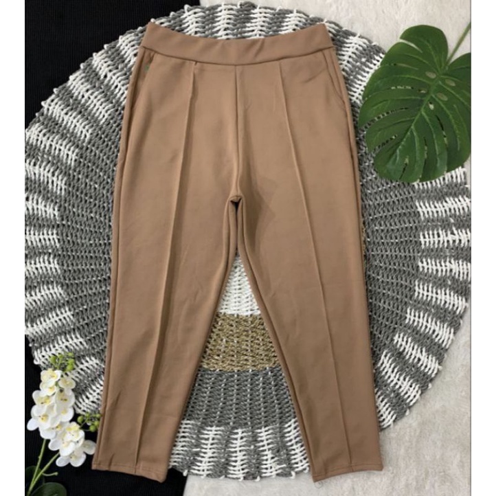 celana cewek baggy celana panjang jumbo big size wanita scuba premium / celana panjang wanita