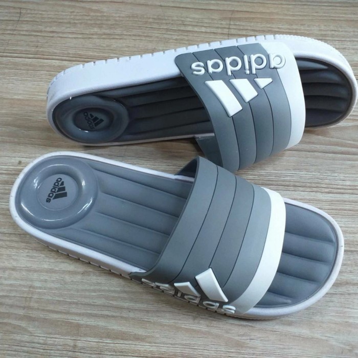 FASHION PRIA SEPATU PRIA SENDAL ADIDAS PRIA MODEL SLOP IMPORT TERLARIS