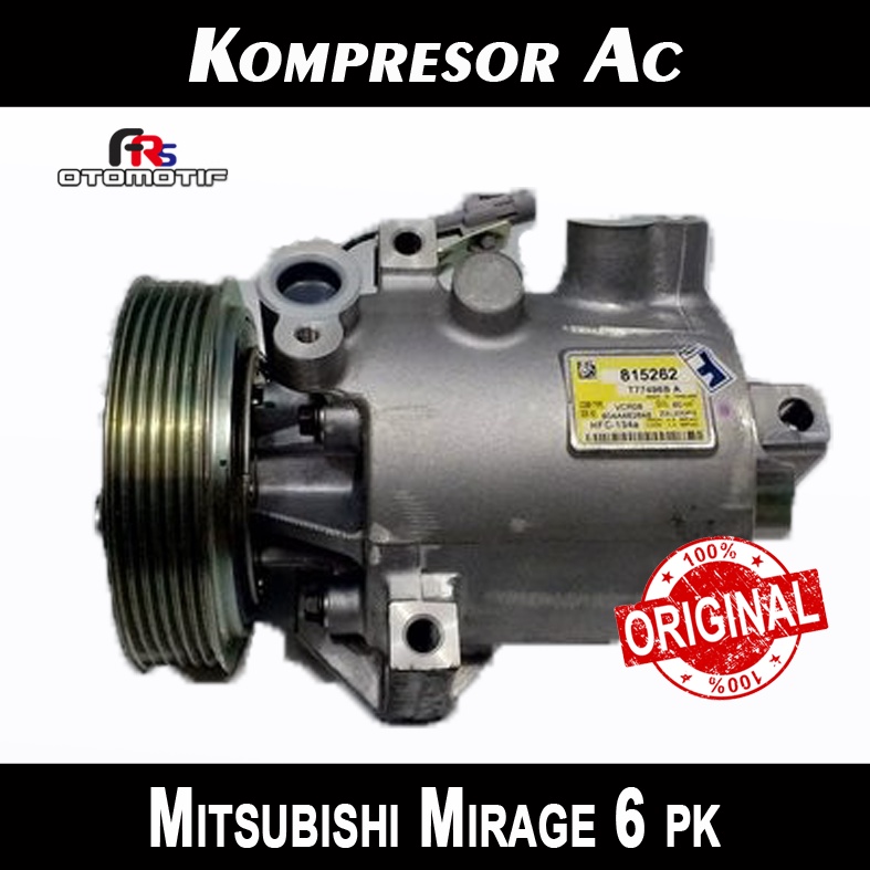 KOMPRESOR AC COMPRESSOR AC MITSUBISHI MIRAGE ASLI VALEO ORIGINAL