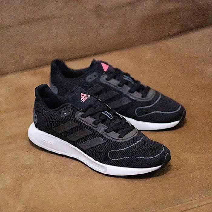 Sepatu Adidas Galaxar Run M Blackwhite Original Made In Indonesia