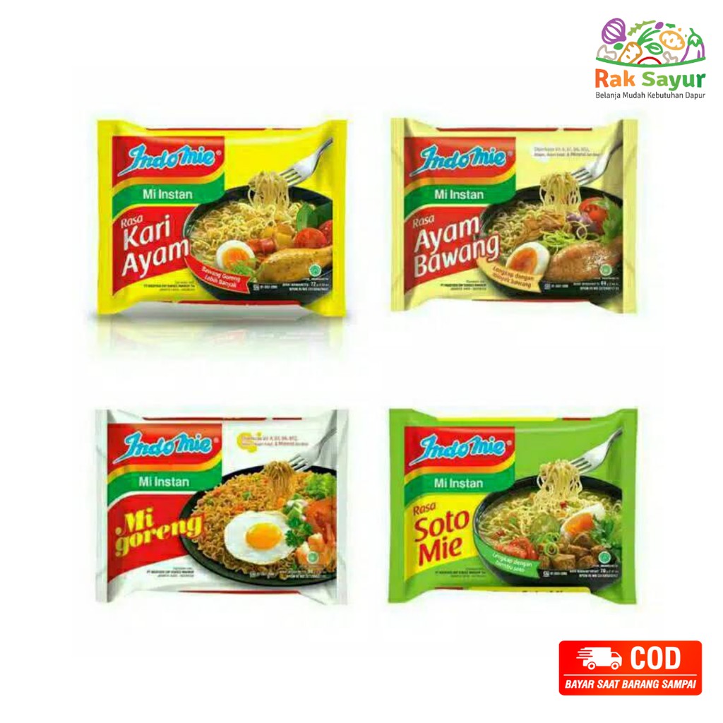 Jual Indomie Mie Instan Seleraku Aneka Rasa Kari Ayam Soto Goreng Rak ...