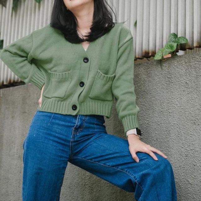 ♪ Zara Cardigan Rajut Tebal Wanita ☄