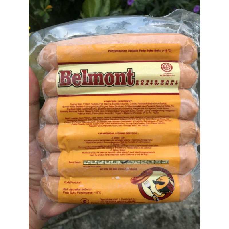 

sosis belmont 6pcs original keju
