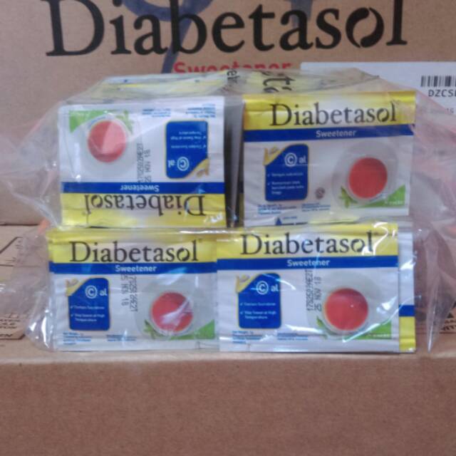 

Gula Diabetes Diabetasol Sweetener Plastik Pack 200 Sachet