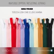 Isi 1 lusin 10 inch - Resleting Jepang - Sleting Jepang 10 inch - 25 cm