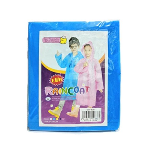 Jas Hujan Poncho Anak - EVA Raincoat Children