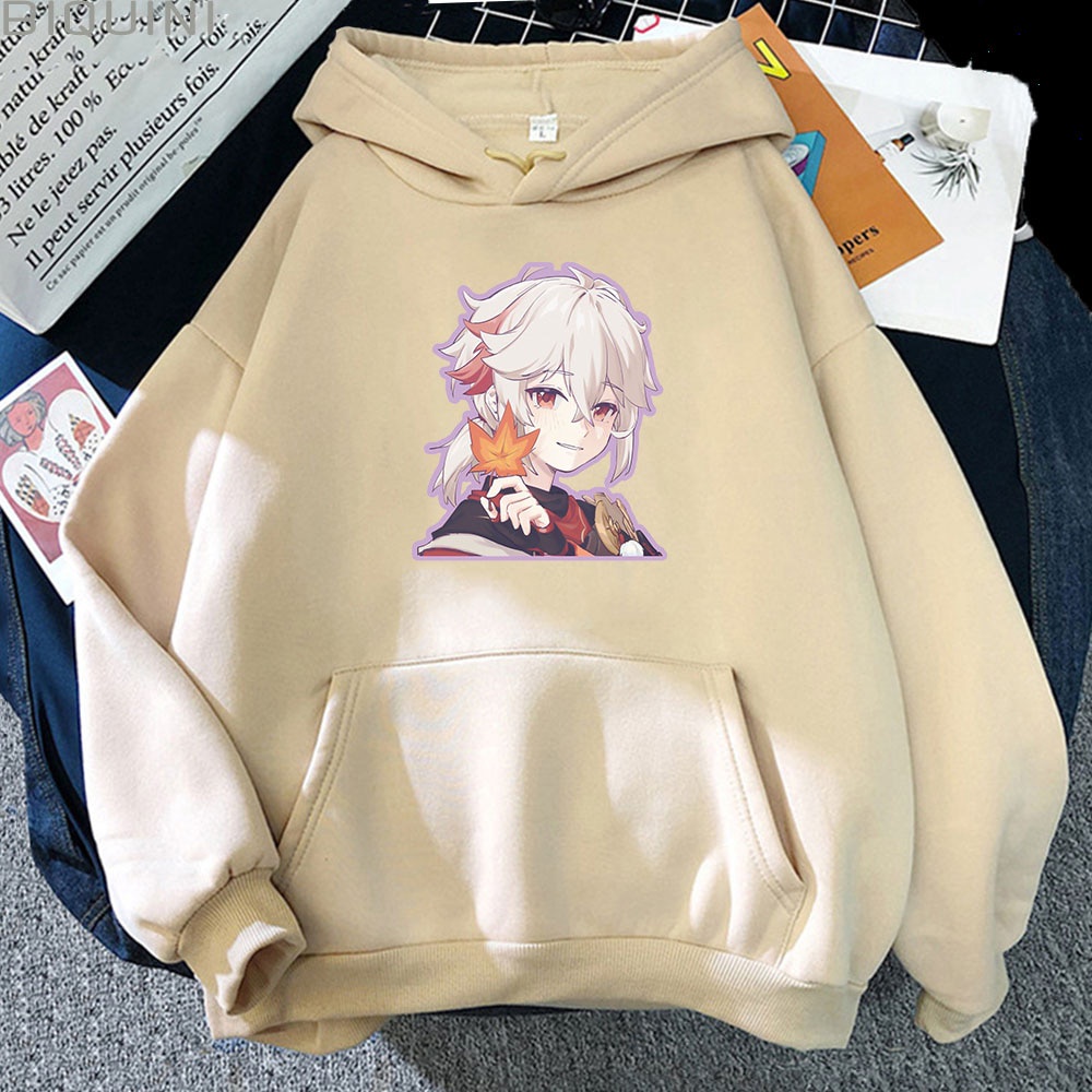 Jaket Hoodie Kaedehara Kazuha Anime Genshin Impact - Hodie Unisex Waifu