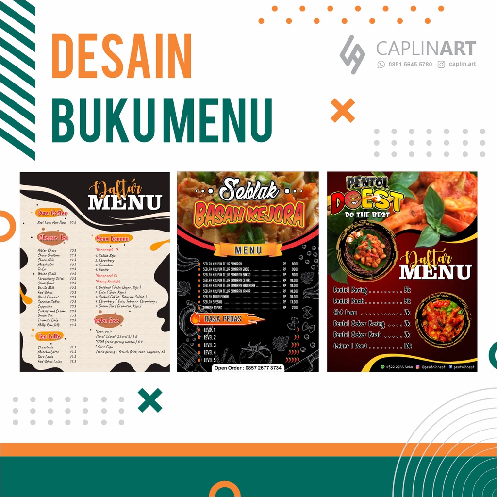 JASA DESAIN BUKU MENU