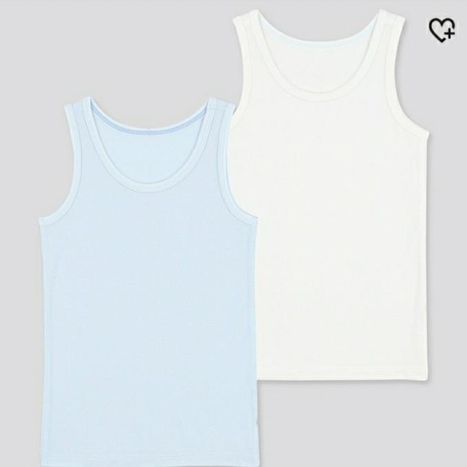 uniqlo airism tank top dalaman mesh 2p baby toddler / singlet bayi
