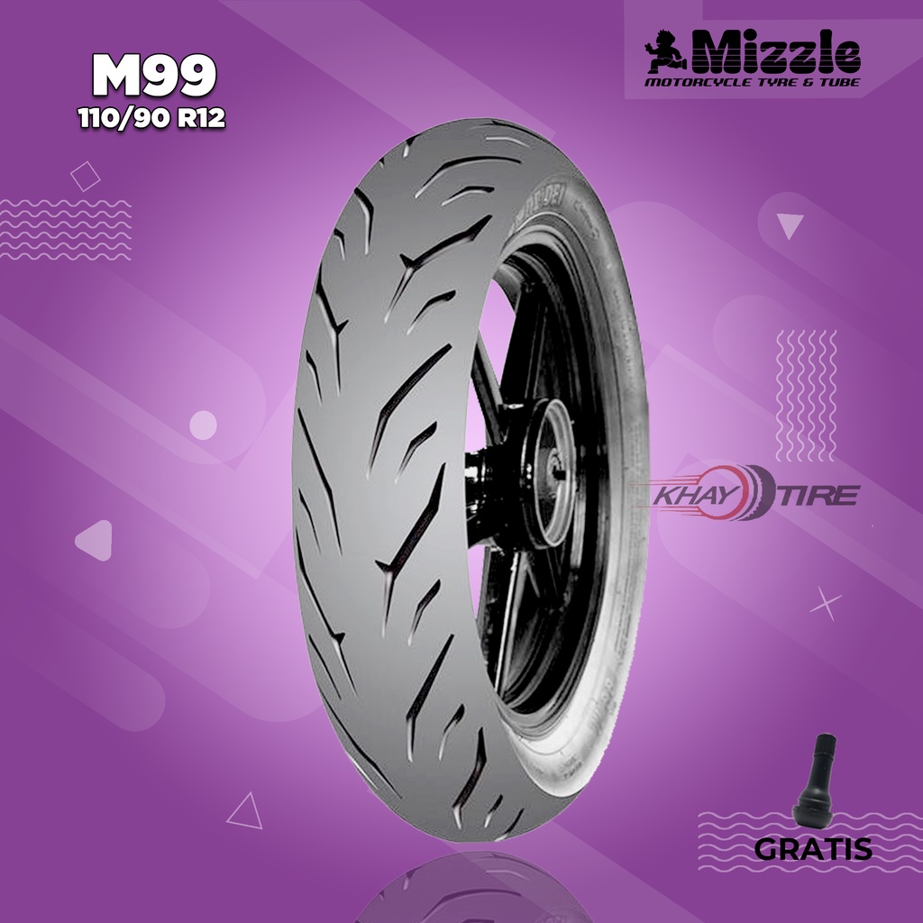 Ban Belakang Motor NEW SCOOPY - YAMAHA FREEGO MIZZLE M99 110/90 Ring 12 Tubeless