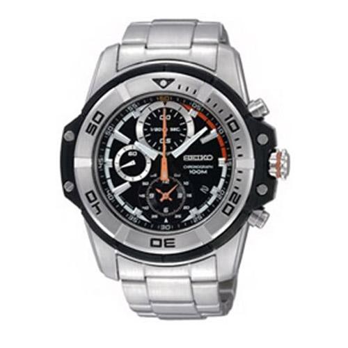 Seiko Quartz SNDB45P1 Chronograph Black Dial | Jam Tangan Pria SNDB45