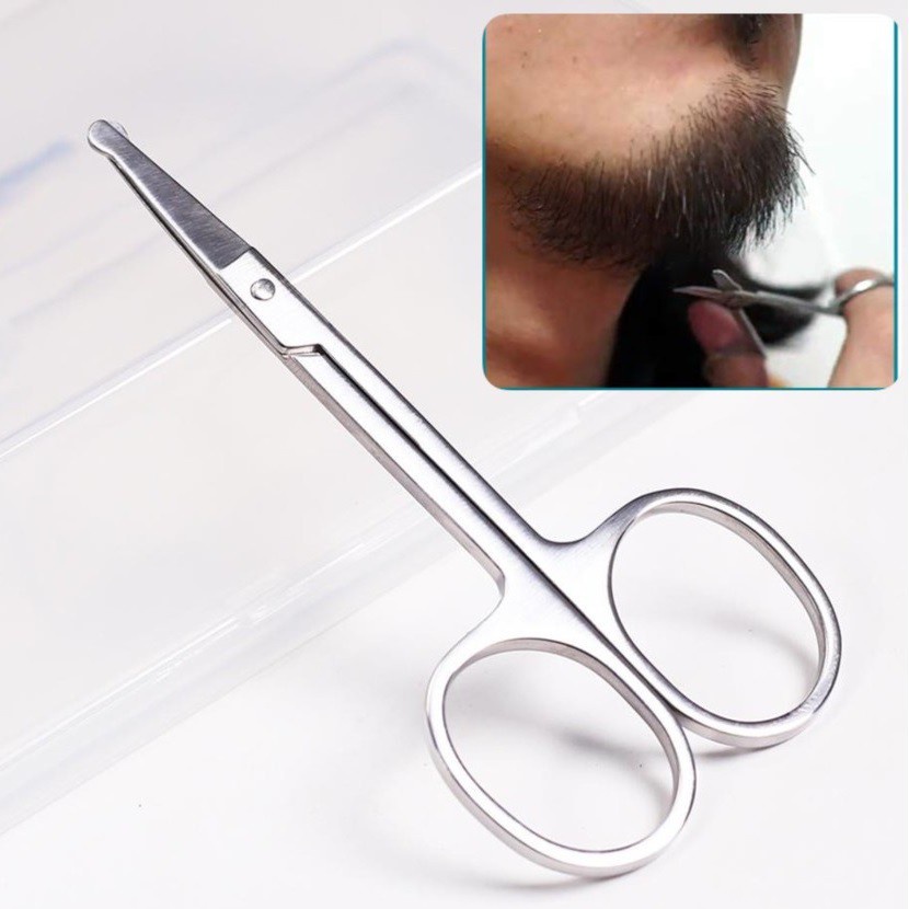 Gunting Bulu Hidung /Gunting Kumis/Gunting Bulu Jenggot/Gunting Kecil Stainless Steel