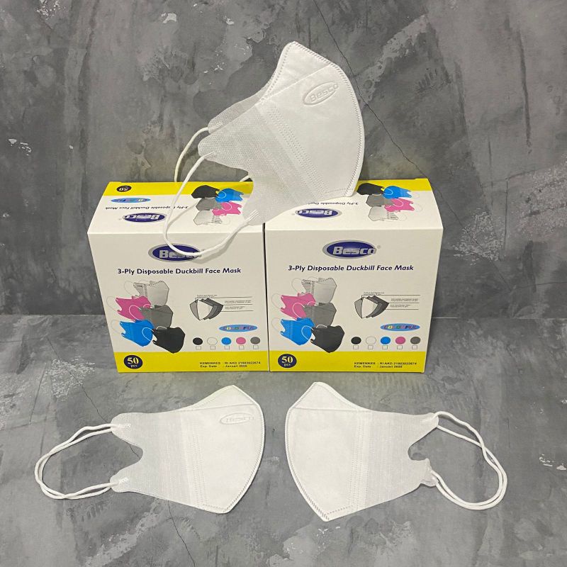 Masker Duckbill Putih Besco isi 50 pcs
