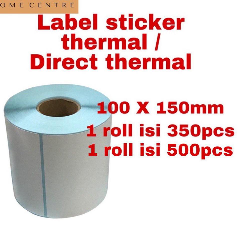 

Pasti Diskon Label sticker direct thermal 100 X 150mm