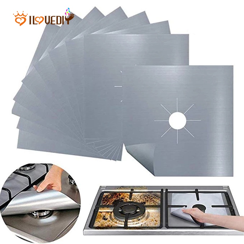 Cover Pelindung Kompor Gas Anti Lengket Dapat Digunakan Kembali Untuk Dapur