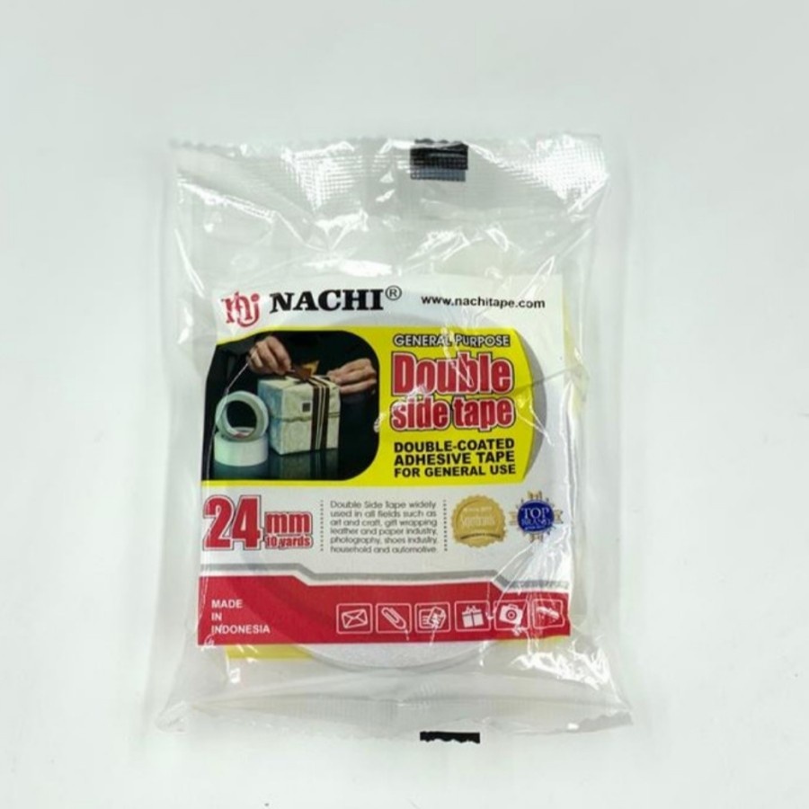 

Isolasi Double Tape NACHI 24MM / 1 Inch x 10 Yard